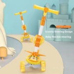 Yellow Little Tiger Kids Scooter